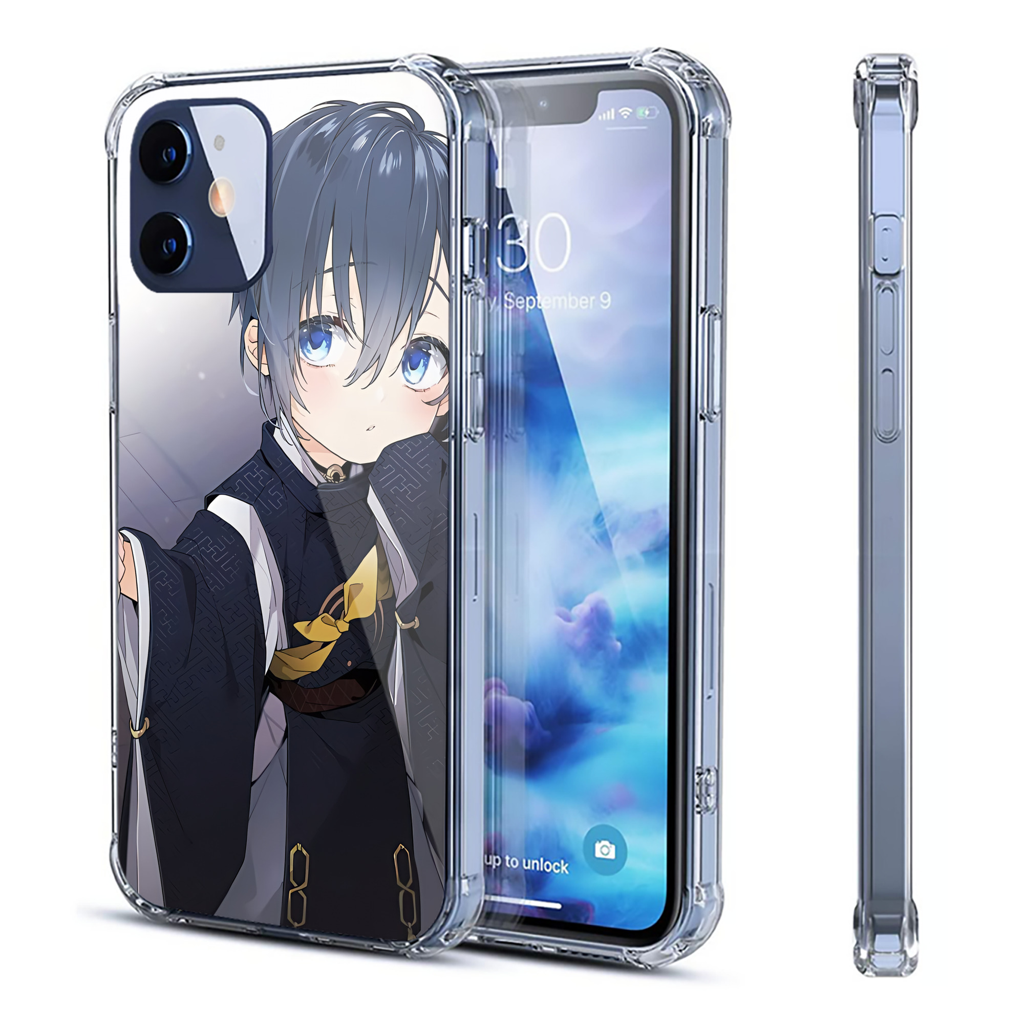 （画像用） 刀剣乱舞 Touken Ranbu 【iPhone 12シリーズ対応】透明スマホケース（クリアソフトケース）